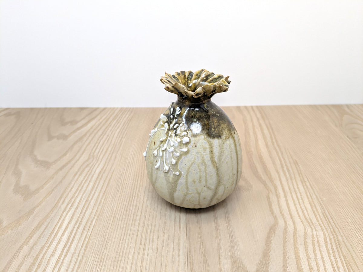 Larry Aguilar Stoneware Vase |