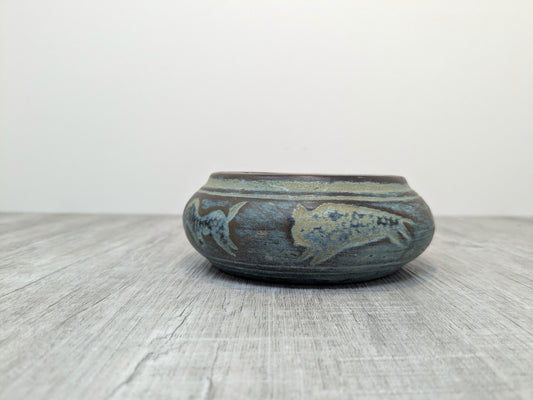 LASCAUX / FR | Copper Bowl with Paleolithic Cave Images
