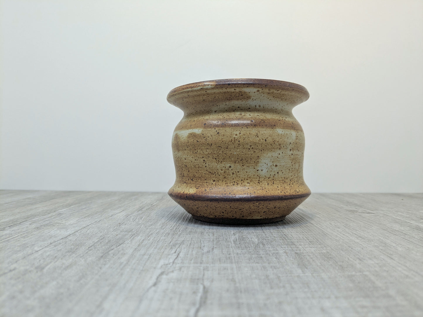 Lidded Stoneware Jar | Skilfully Thrown With Nice Detailing