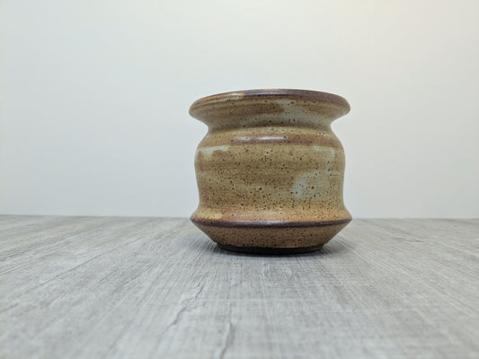 Lidded Stoneware Jar | Skilfully Thrown With Nice Detailing