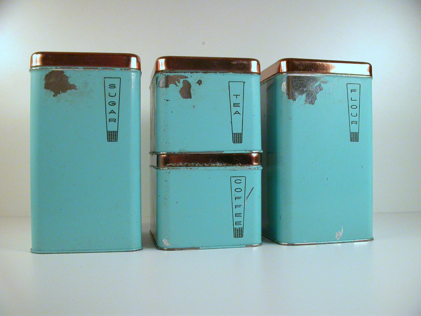 Licoln Beautyware Canisters | Vintage Kitchen Storage