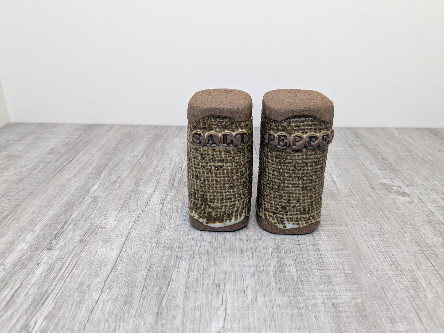 Linda Mackie Stoneware Salt and Pepper Shakers | Swan Lake Pottery
