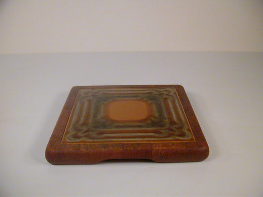Luthje Tile Trivet | Danish Teak Framed Trivet