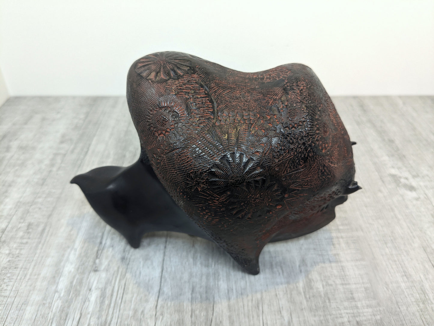 MCM Bold Bison Statue | BOMA Vancouver Canada Vintage Bison Sculpture