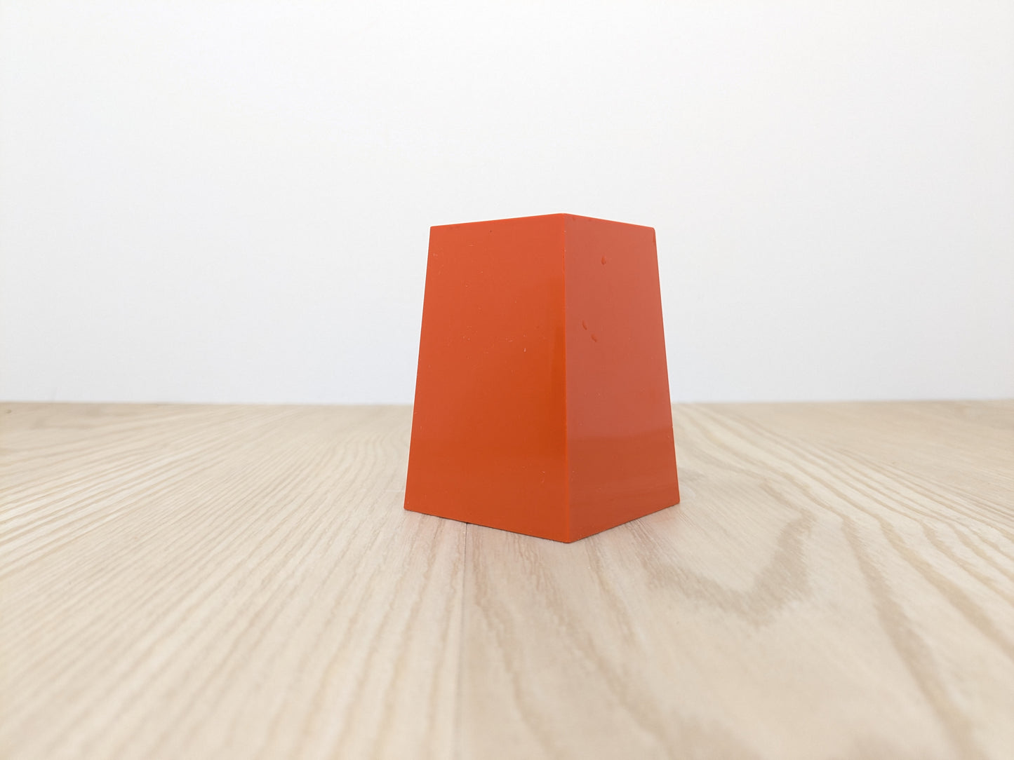 Vintage Starmark Orange Paper Clip Holder | Magnetic Paper Clip Storage