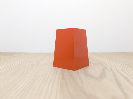 Vintage Starmark Orange Paper Clip Holder | Magnetic Paper Clip Storage