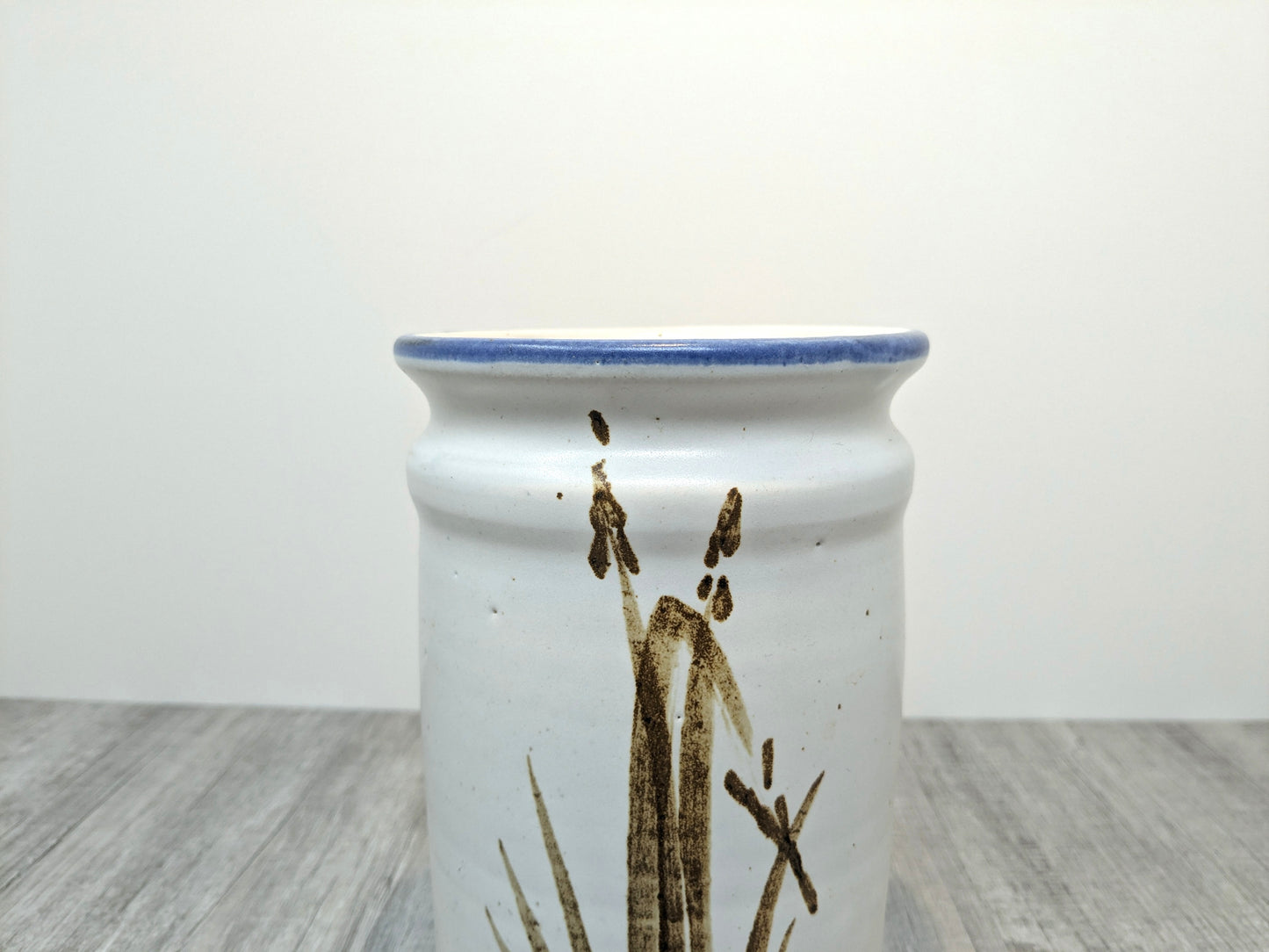 Mary Fox Studio Pottery | Tall Cylinder Utensil Holder / Vase