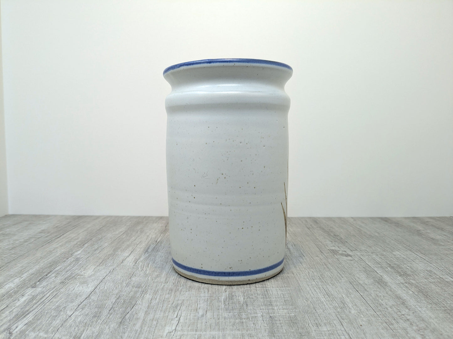 Mary Fox Studio Pottery | Tall Cylinder Utensil Holder / Vase