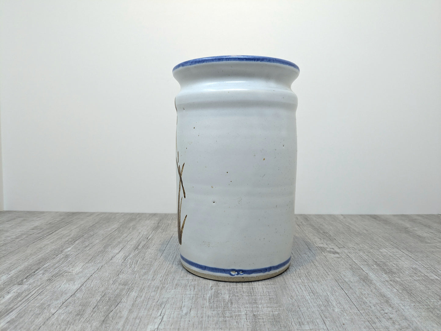 Mary Fox Studio Pottery | Tall Cylinder Utensil Holder / Vase