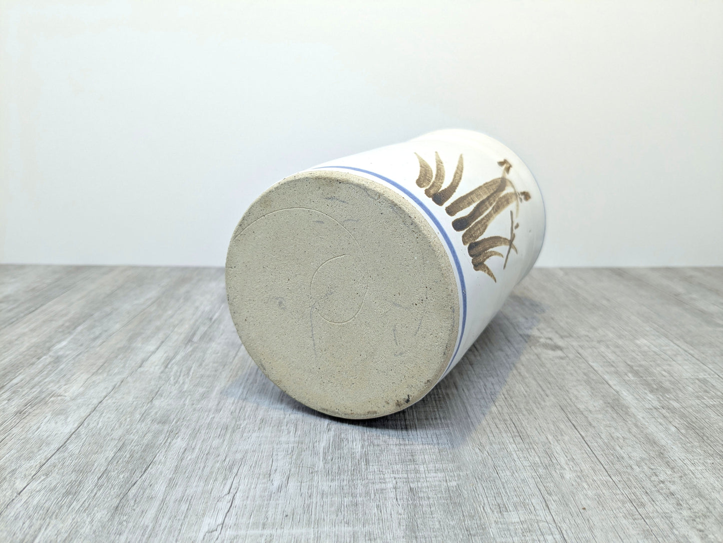 Mary Fox Studio Pottery | Tall Cylinder Utensil Holder / Vase