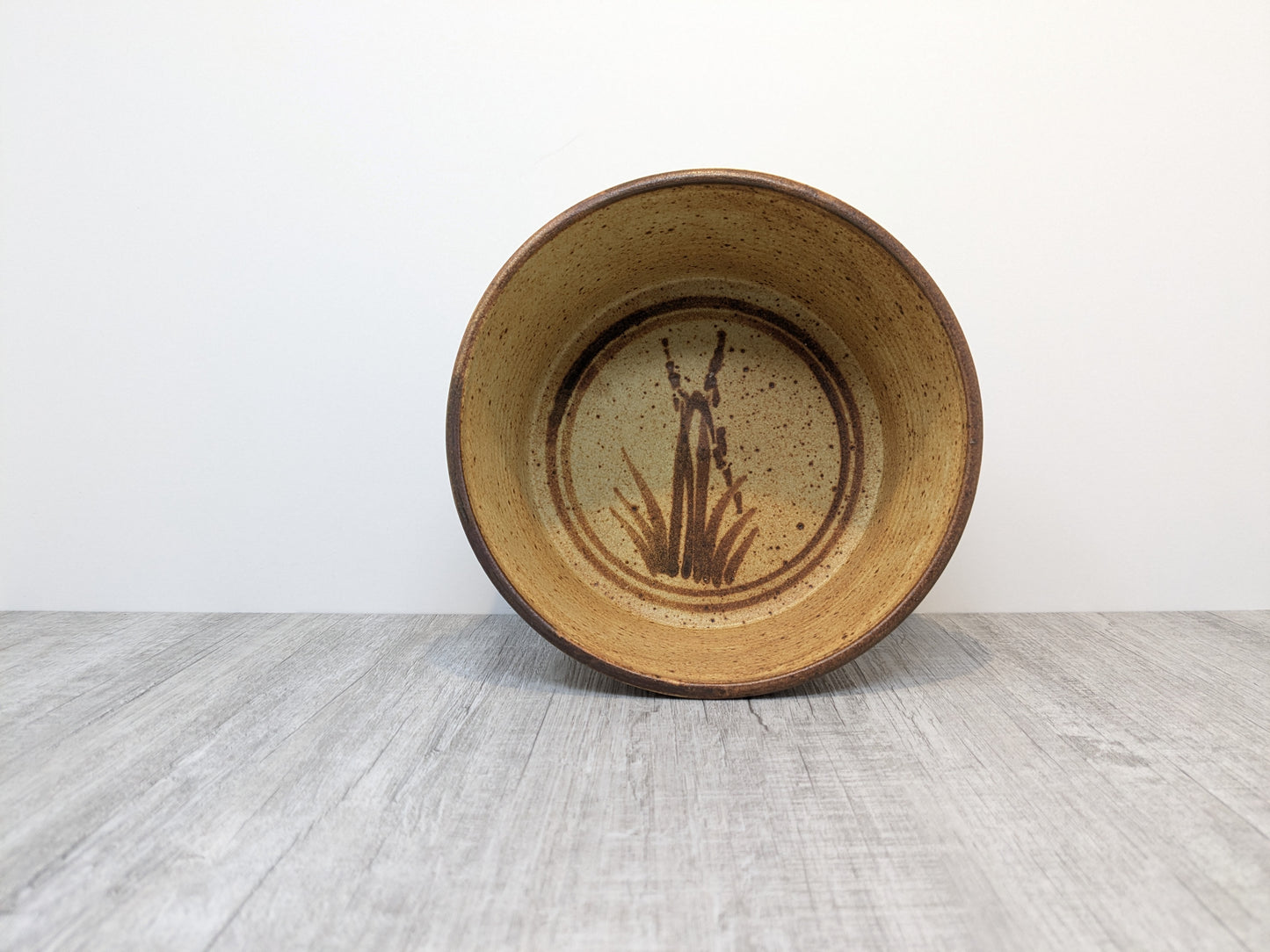 Mary Fox Stoneware Bowl | Vintage Mary Fox Pottery