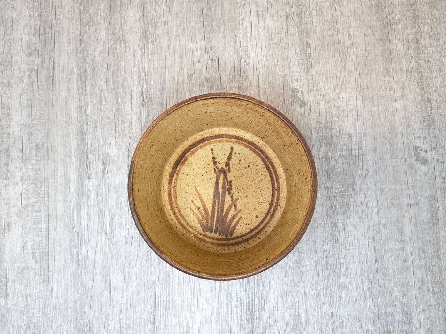 Mary Fox Stoneware Bowl | Vintage Mary Fox Pottery