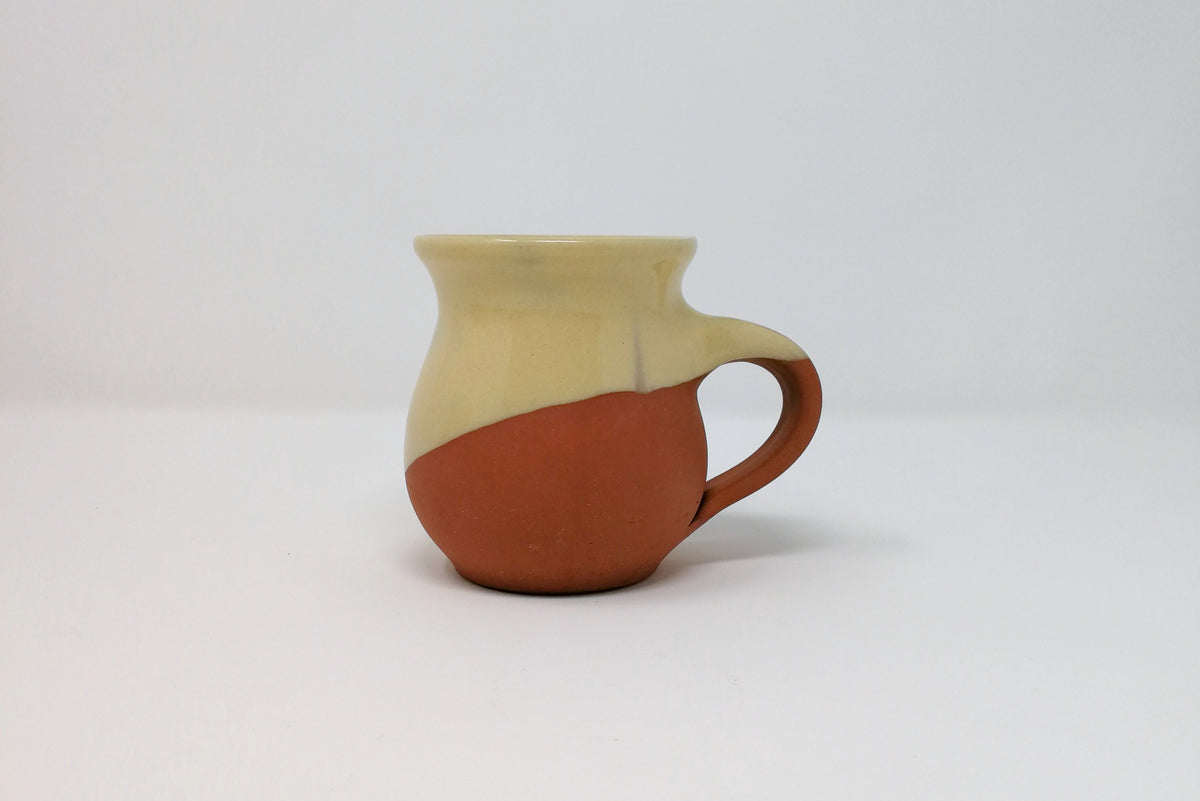 Fox Studio Pottery | Ceramic Mug with Half Glaze Dip