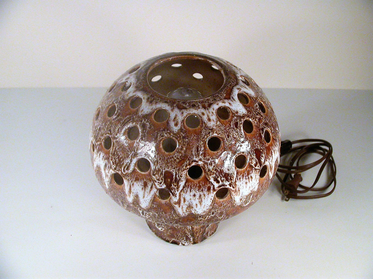 Maurice Chalvignac Drip Glaze Mushroom Lamp | Fat Lava
