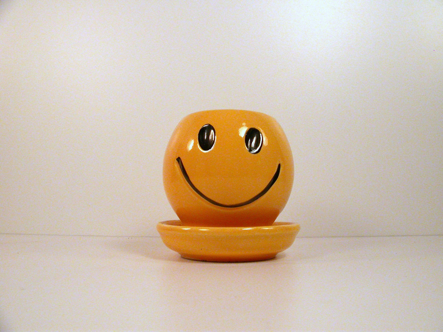 McCoy Pottery Planter | Vintage Happy Face Planter