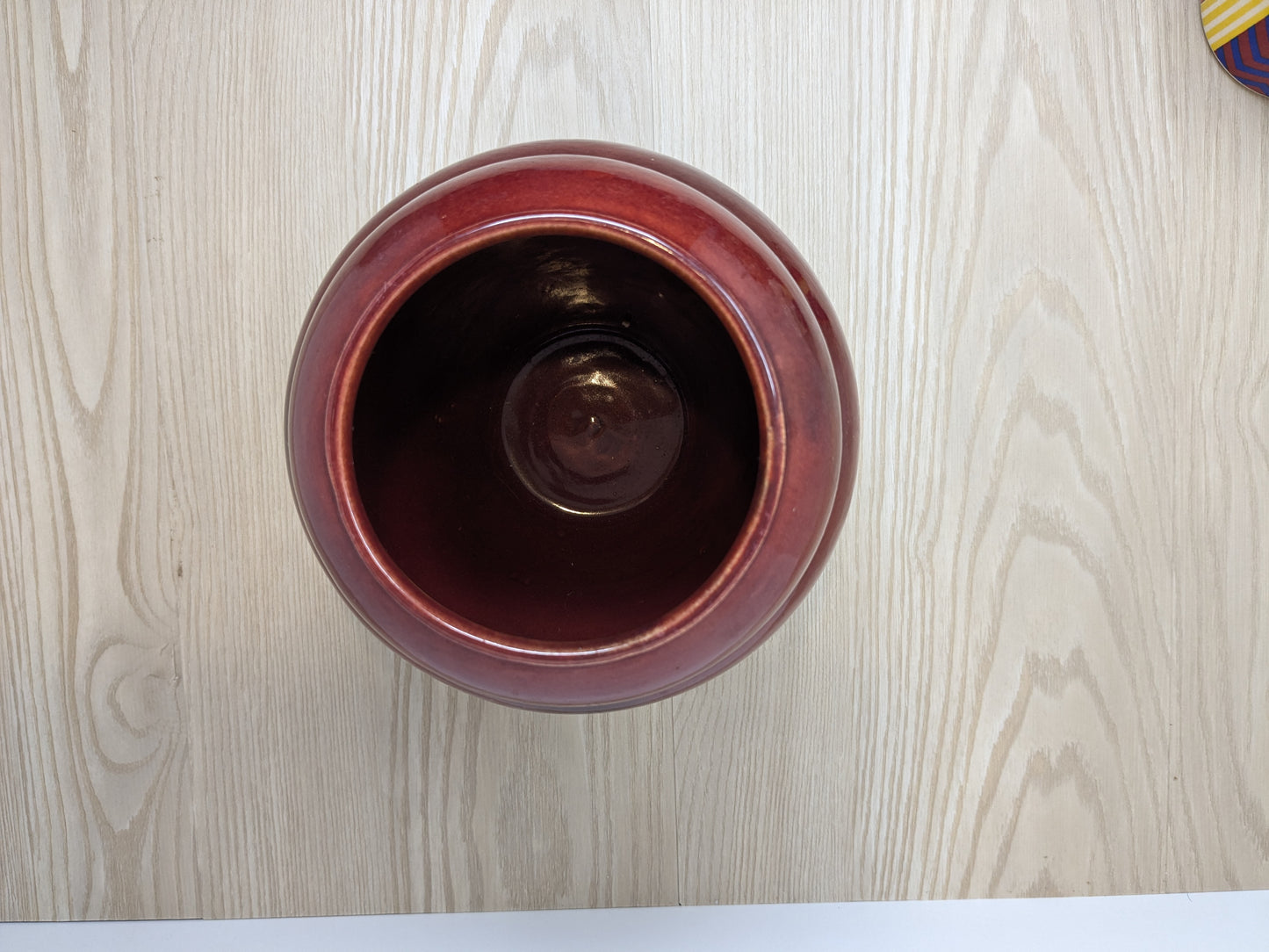 Medalta Pottery Medicine Hat | Oxblood Red Art Deco Vase | Artware Line