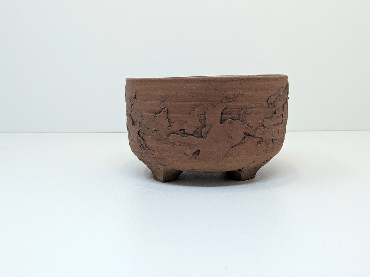 Meg Buckley Stoneware Jardiniere Planter | Textured Finish with Drainage Hole