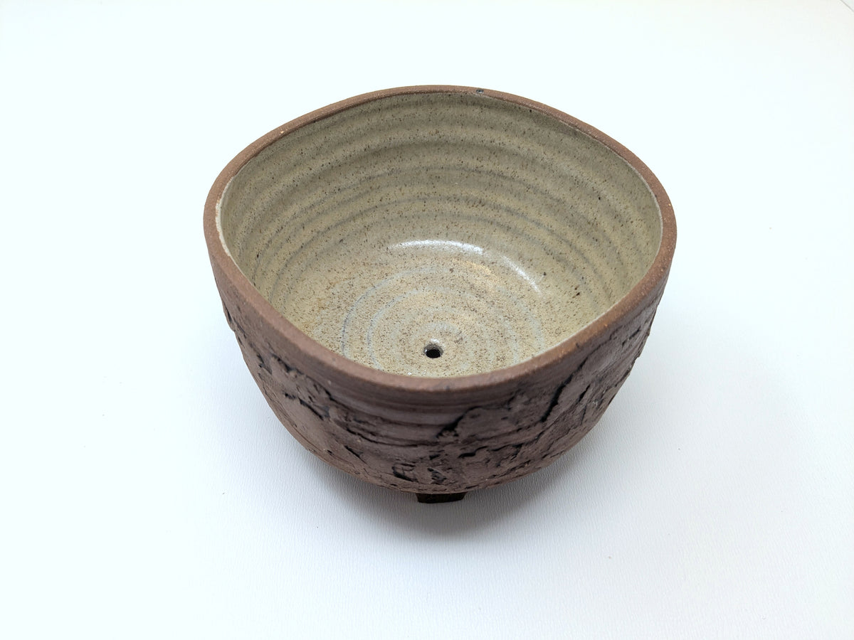 Meg Buckley Stoneware Jardiniere Planter | Textured Finish with Drainage Hole