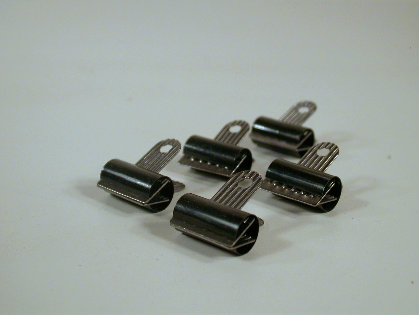 5 Small Bulldog Vintage Paperclips. Made in England Vintage Office Supply, Medium Paper clips 3/4"
