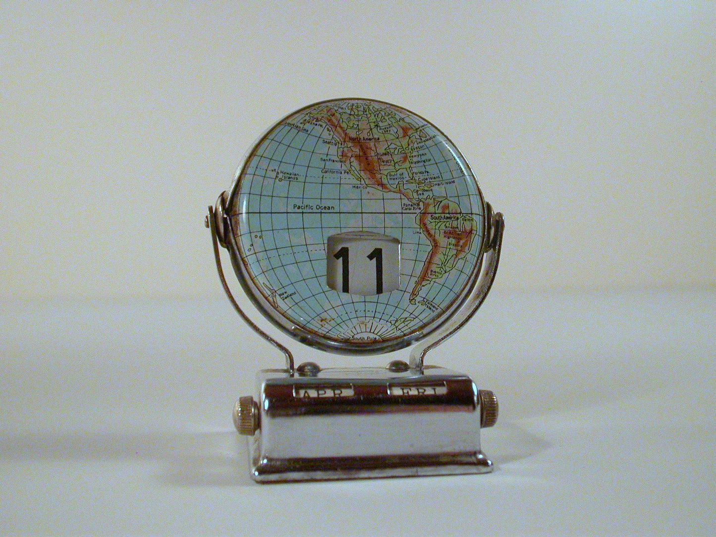 Vintage Perpetual Flip Calendar | Metal flip Calendar