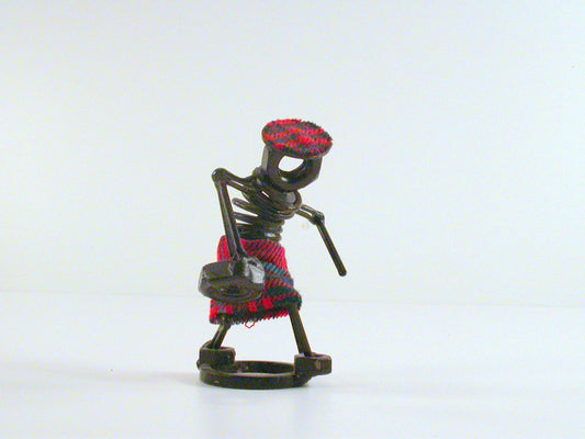 SCOTLAND Vintage Wee Mac Nut Curling Nuts and Bolts Sculpture | Vintage Travel Souvenir