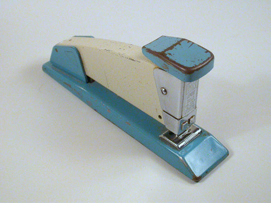 Vintage Ofrex Blue Stapler | Vintage Office Supply