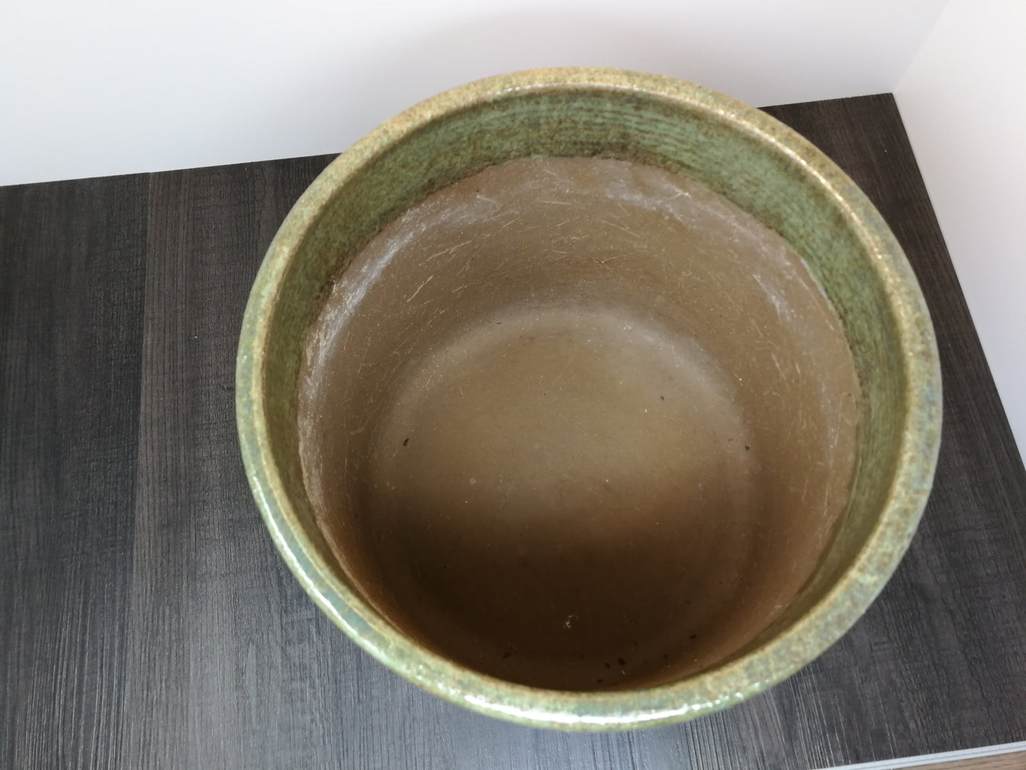 Gainey Pottery AC10 Planter | California Modern Pottery | Green Glaze