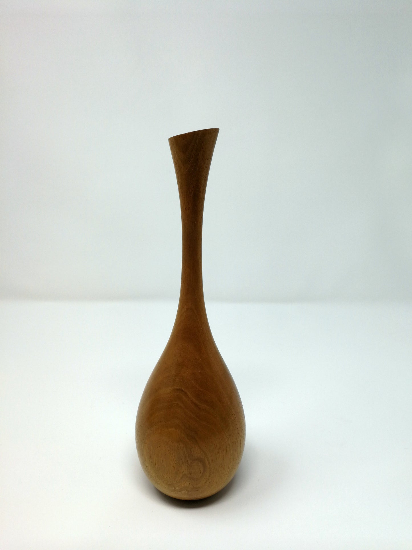 Wood Vase | Hand Turned Fluted Vase