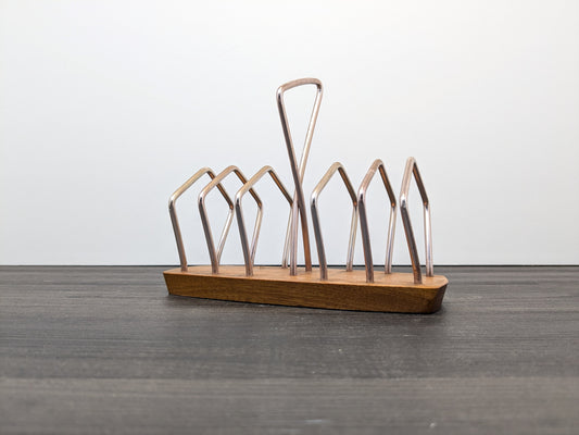 Mid Century Teak Toast Rack | Wyncraft Made in England