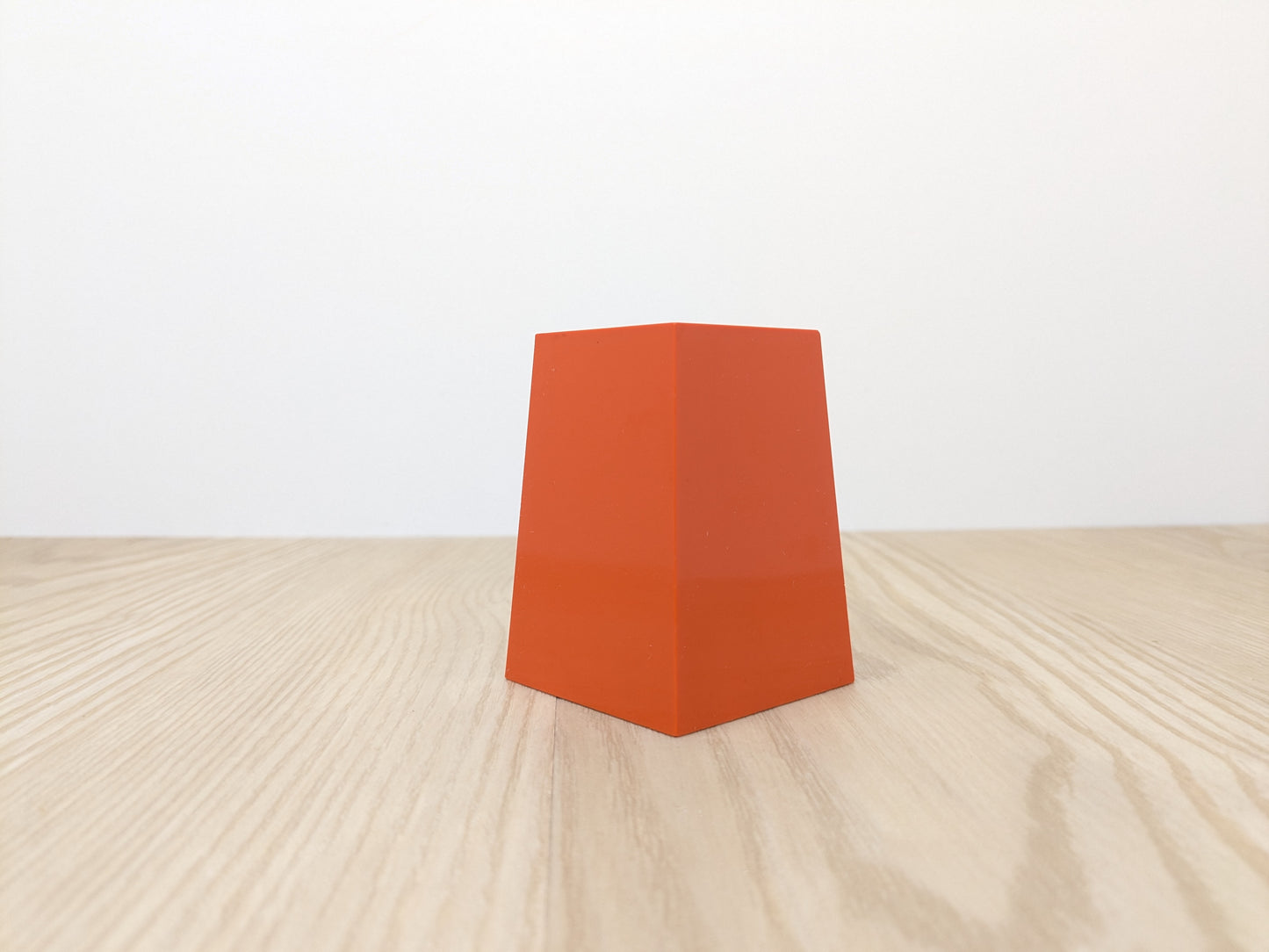 Vintage Starmark Orange Paper Clip Holder | Magnetic Paper Clip Storage