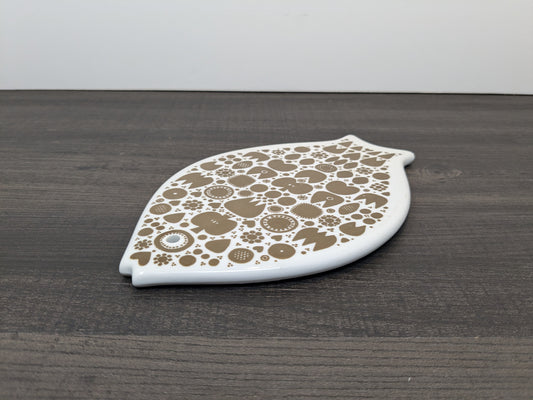 Mid Century Porsgrund Norway Ceramic Charcuterie | Vintage Norwegian Charcuterie Board