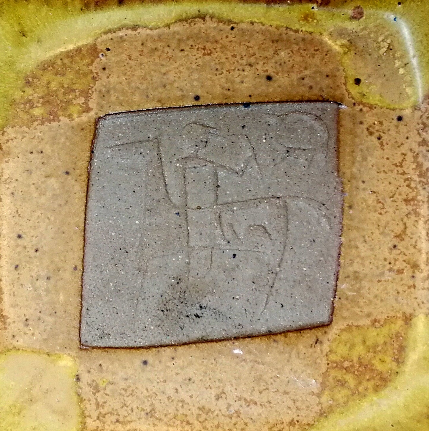 Studio Pottery Ashtray | Ceramic Arts Calgary Mid Century Tray | Luke Lindoe Ashtray with Horseman