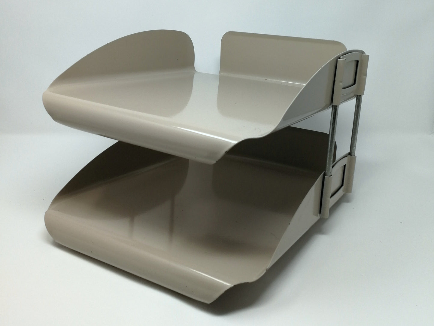 Industrial Metal Filing Trays | Vintage Stacked Office Trays