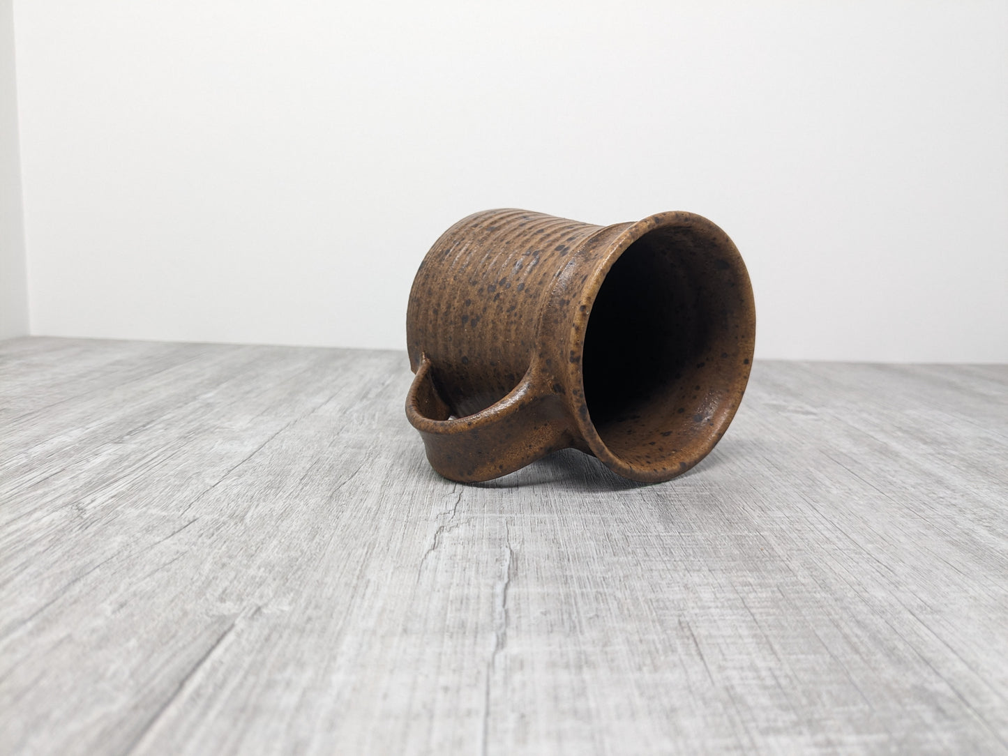 Edmunds Handthrown Stoneware Mug  | Solid Functional Pottery | Warm Earthtone Glaze