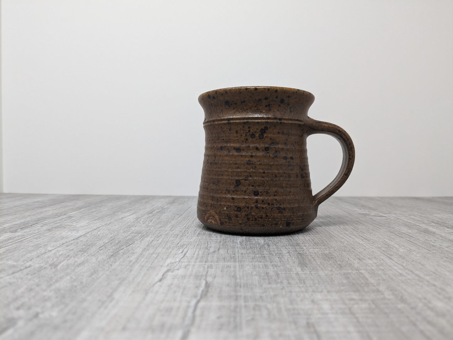 Edmunds Handthrown Stoneware Mug  | Solid Functional Pottery | Warm Earthtone Glaze