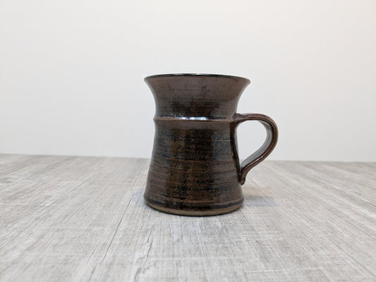 Studio Pottery Stoneware Mug | Tenmoku Glaze | St Albert Alberta Pottery