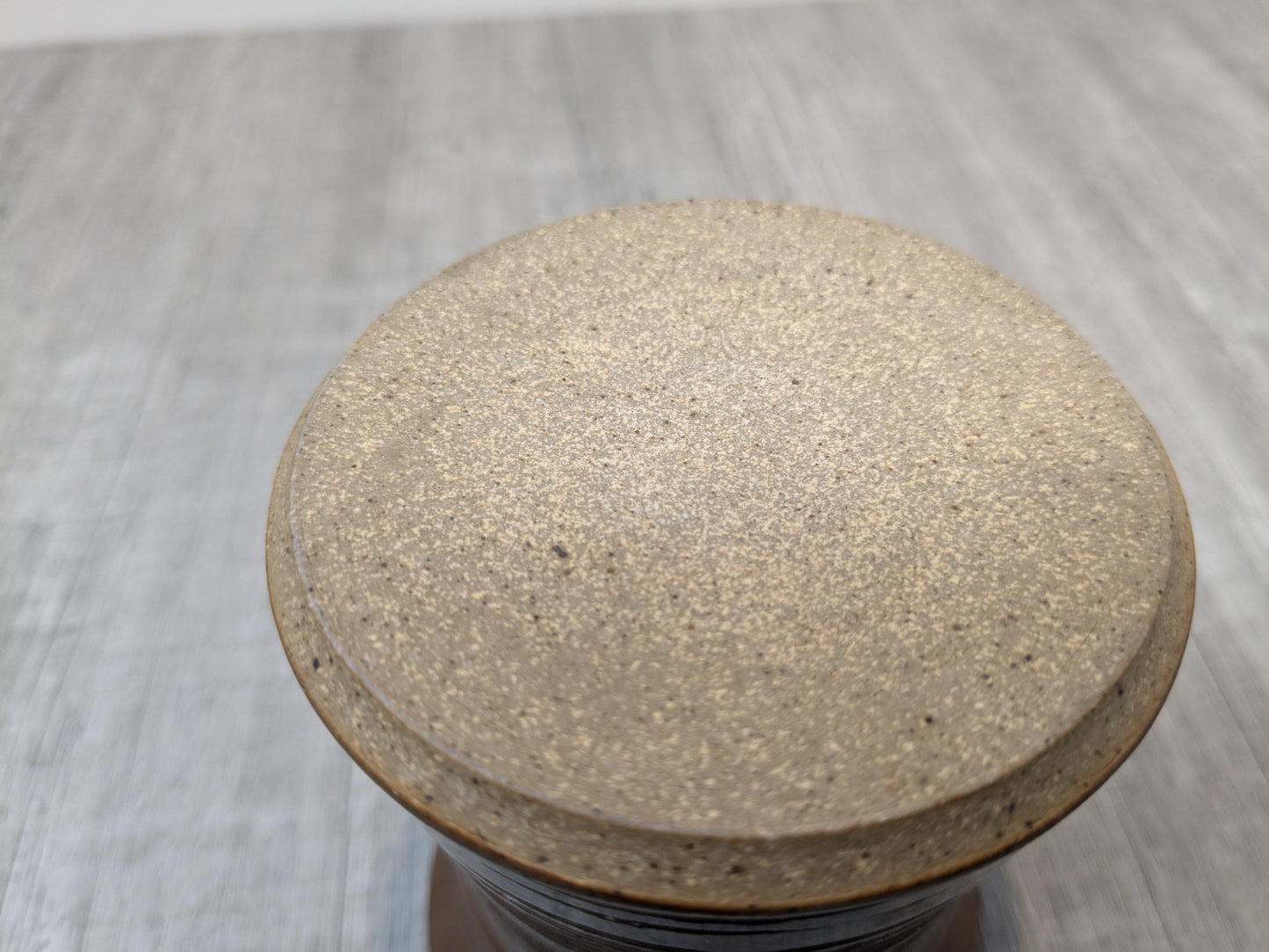 Studio Pottery Stoneware Mug | Tenmoku Glaze | St Albert Alberta Pottery