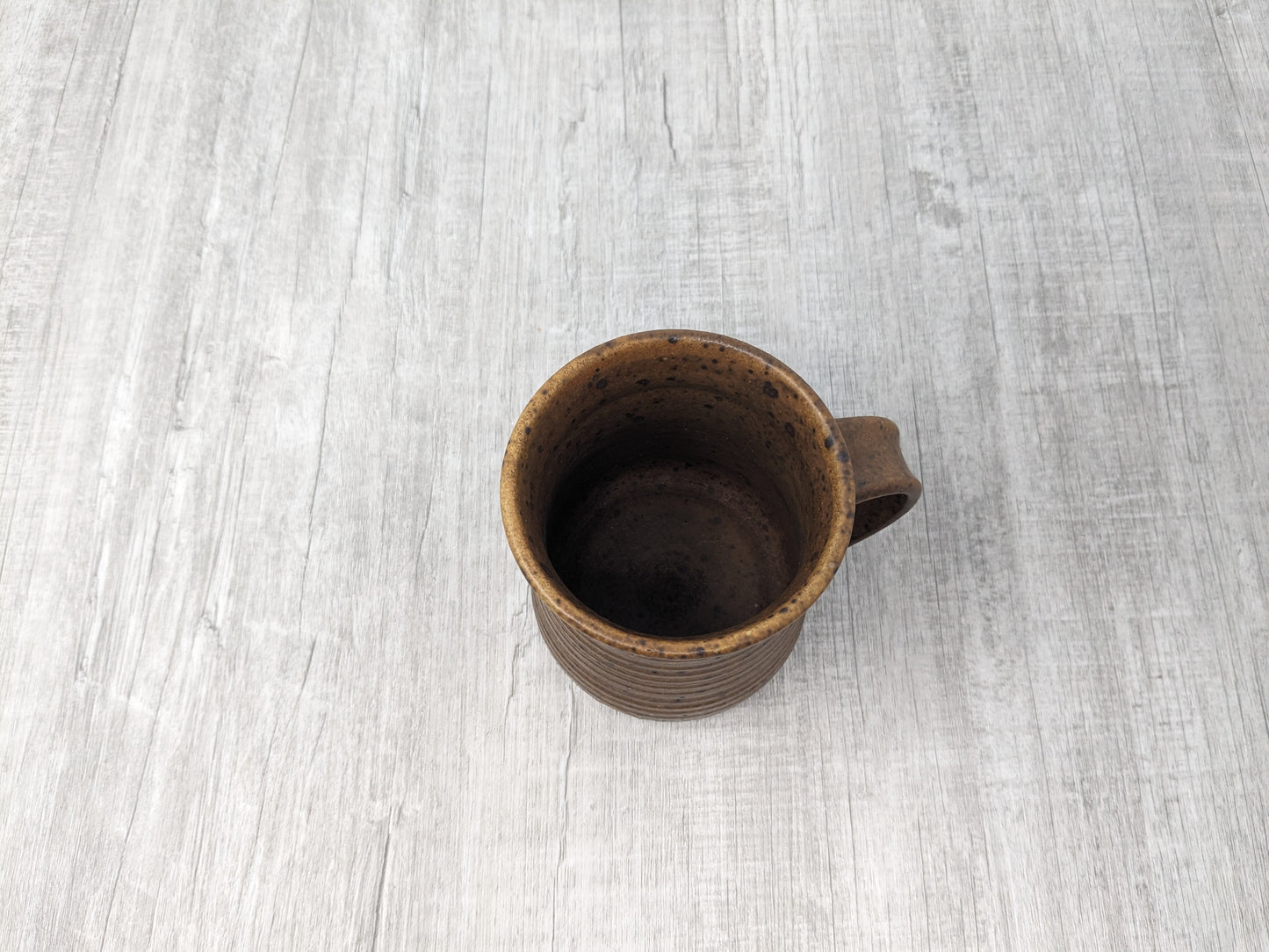 Edmunds Handthrown Stoneware Mug  | Solid Functional Pottery | Warm Earthtone Glaze