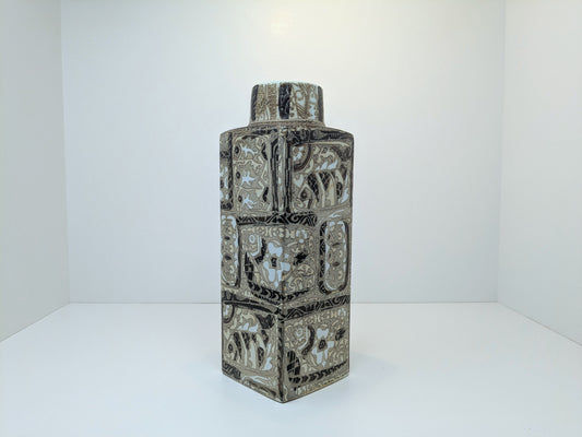 Tall Nils Thorsson Baca Design Fajance Vase | 1960's Danish Design