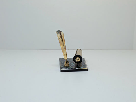 Perpetual Office Calendar Desk Accessory | Abalone Paua Shell New Zeland