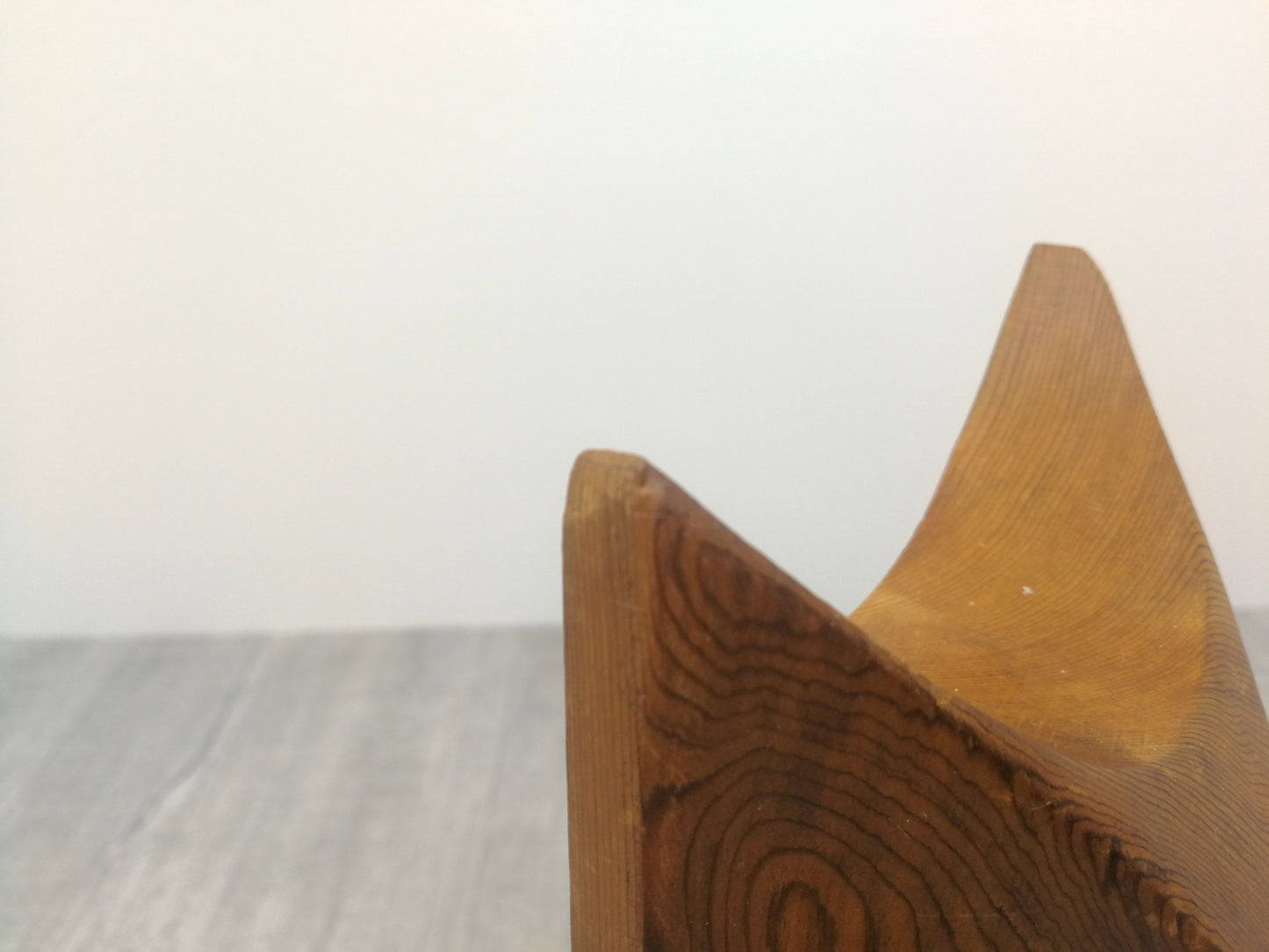 Wood Owl Mid Century Bookend | Carved Cedar Owl