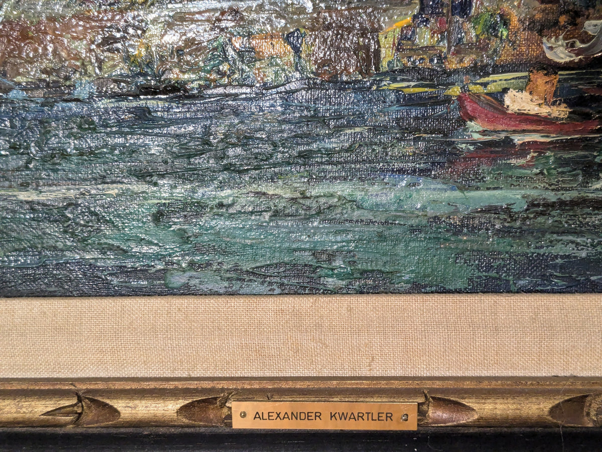 Alexander Kwartler Oil Painting | East River New York