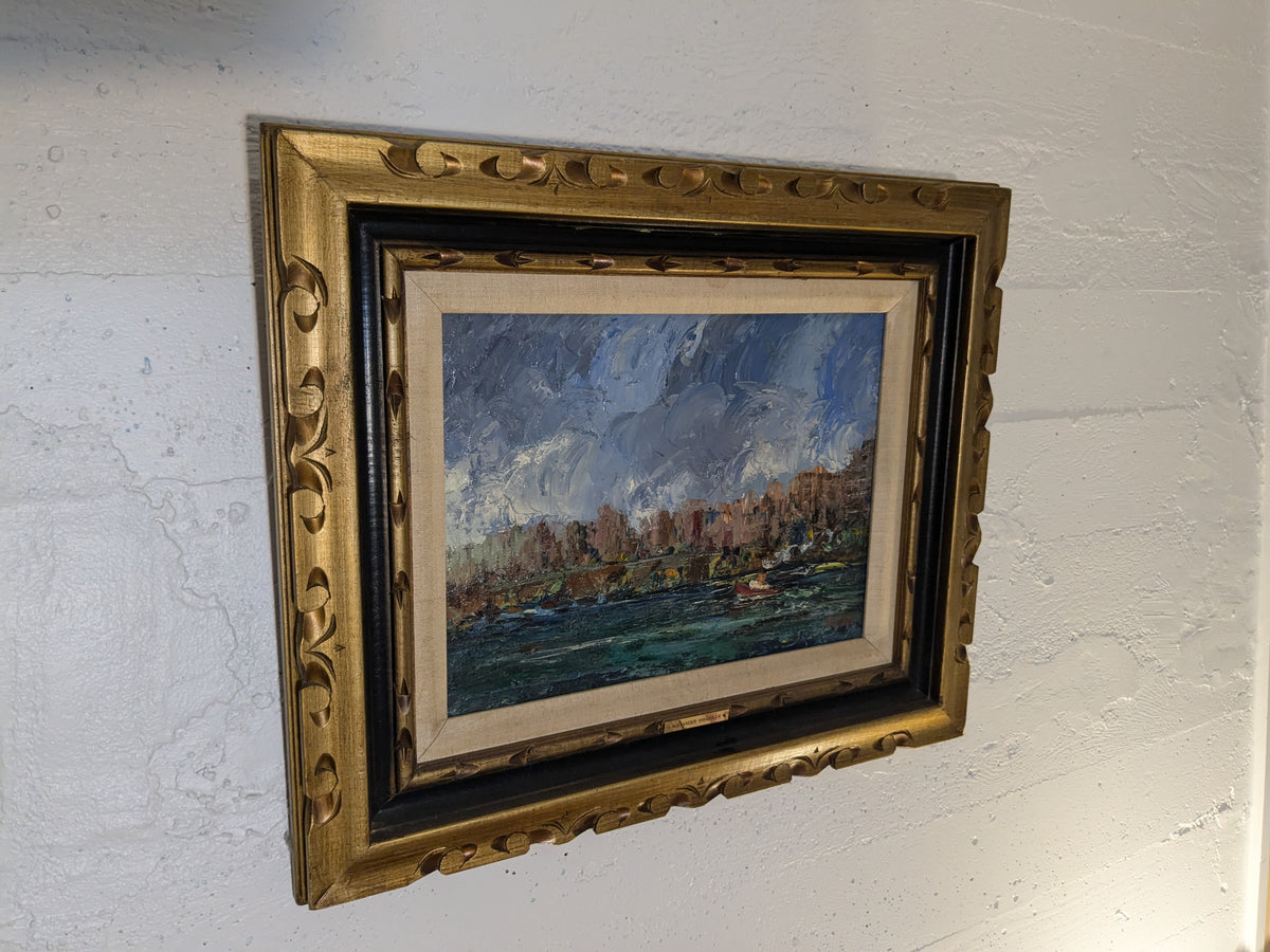Alexander Kwartler Oil Painting | East River New York