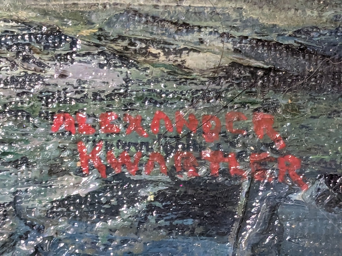 Alexander Kwartler Oil Painting | East River New York