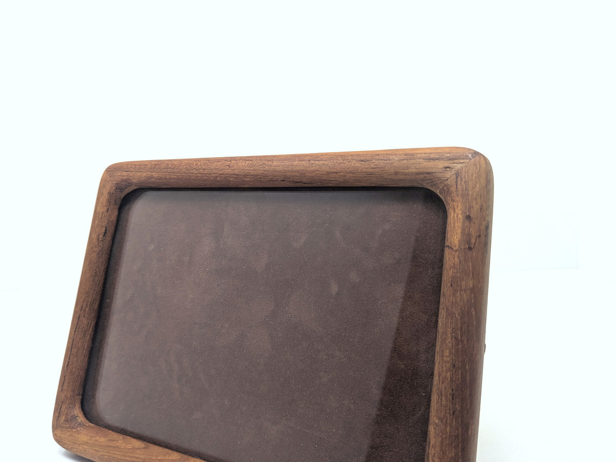 Mid Century Teak Picture Frame | Solid Teak Rectangular Frame | Horizontal Display