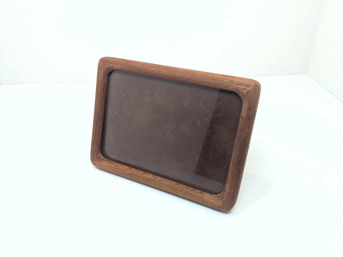 Mid Century Teak Picture Frame | Solid Teak Rectangular Frame | Horizontal Display
