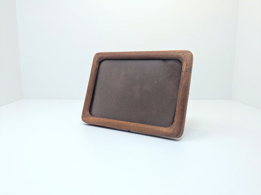 Mid Century Teak Picture Frame | Solid Teak Rectangular Frame | Horizontal Display