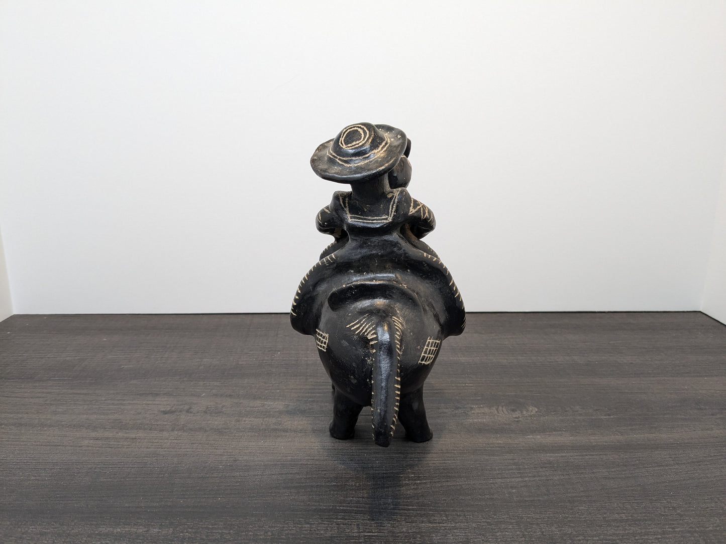 Práxedes Caro Quinchamali Pottery Chile| 20th Century Mestizo Traditional Chilean Decorative Pottery