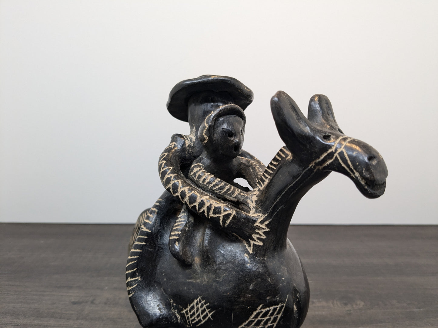 Práxedes Caro Quinchamali Pottery Chile| 20th Century Mestizo Traditional Chilean Decorative Pottery