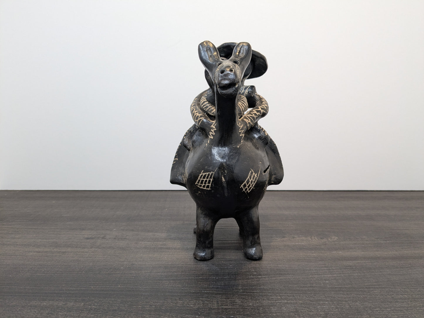 Práxedes Caro Quinchamali Pottery Chile| 20th Century Mestizo Traditional Chilean Decorative Pottery